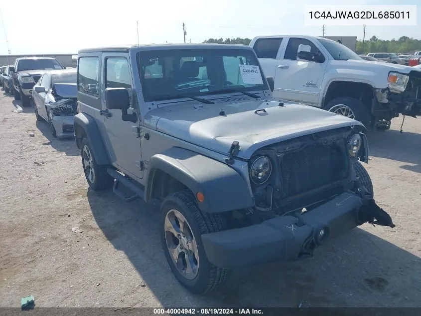 2013 Jeep Wrangler Sport VIN: 1C4AJWAG2DL685011 Lot: 40004942