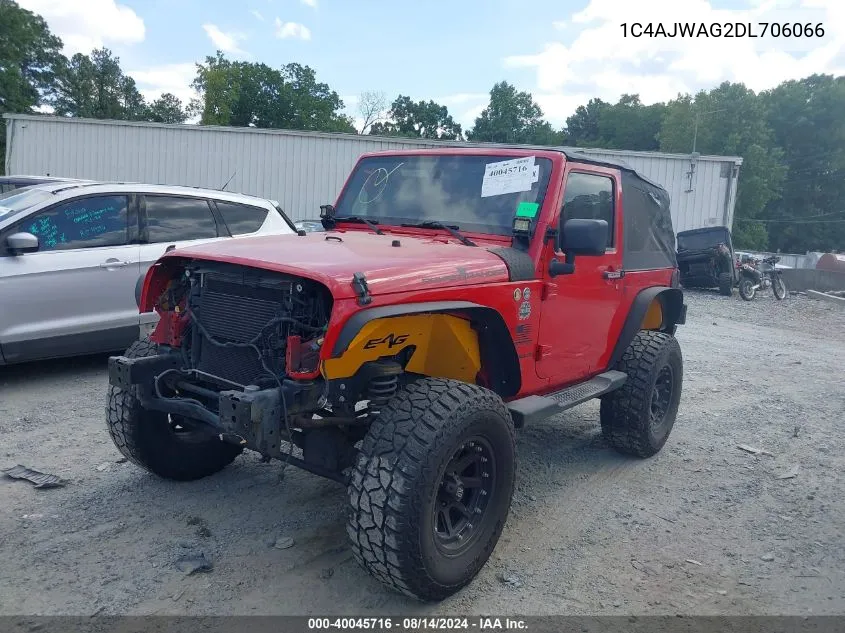 1C4AJWAG2DL706066 2013 Jeep Wrangler Sport