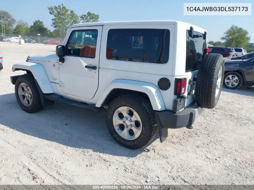 1C4AJWBG3DL537173 2013 Jeep Wrangler Sahara