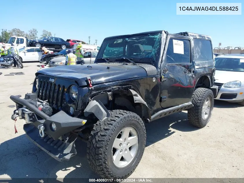 2013 Jeep Wrangler Sport VIN: 1C4AJWAG4DL588425 Lot: 40093117