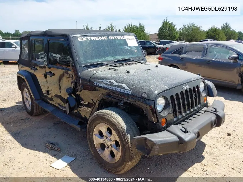 1C4HJWEG5DL629198 2013 Jeep Wrangler Unlimited Sahara