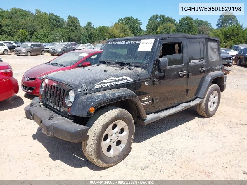 2013 Jeep Wrangler Unlimited Sahara VIN: 1C4HJWEG5DL629198 Lot: 40134660