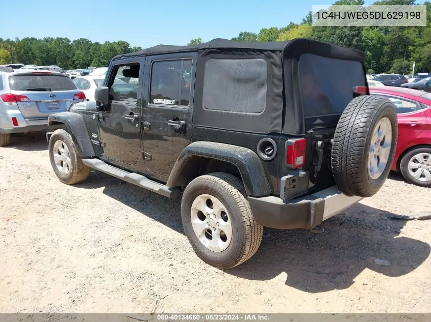 2013 Jeep Wrangler Unlimited Sahara VIN: 1C4HJWEG5DL629198 Lot: 40134660