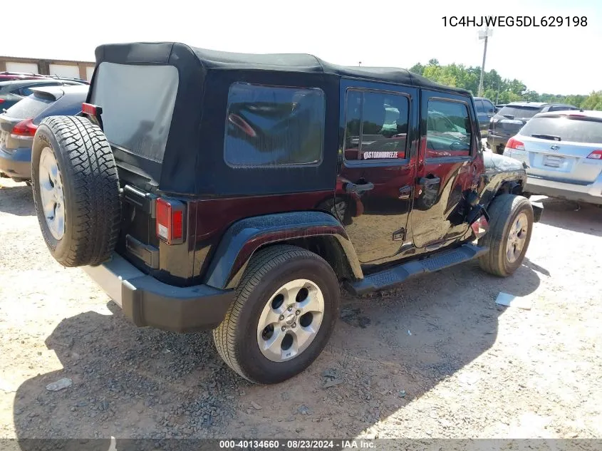 1C4HJWEG5DL629198 2013 Jeep Wrangler Unlimited Sahara