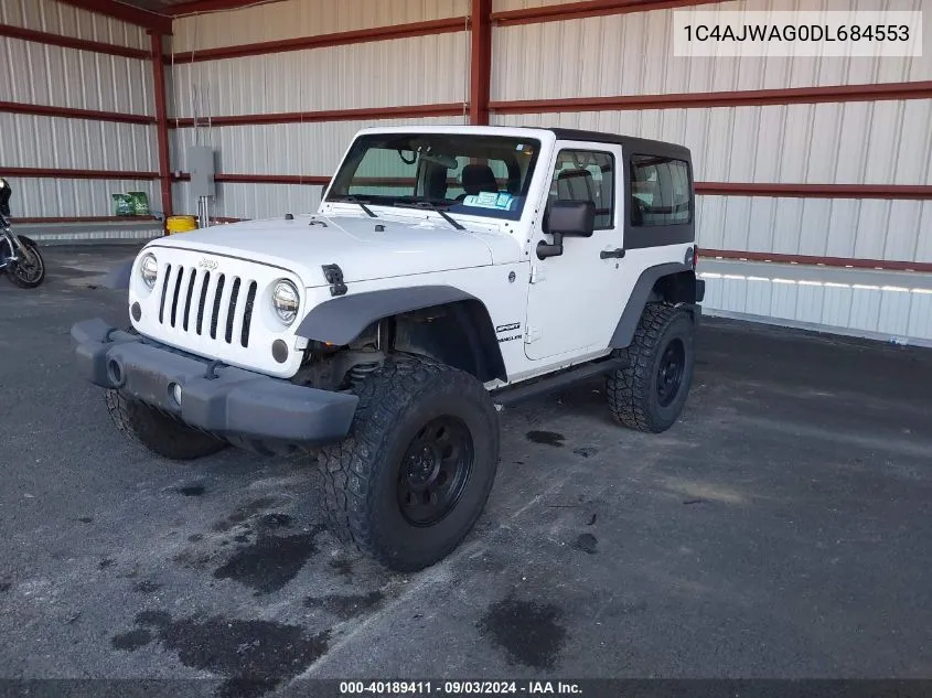 1C4AJWAG0DL684553 2013 Jeep Wrangler Sport