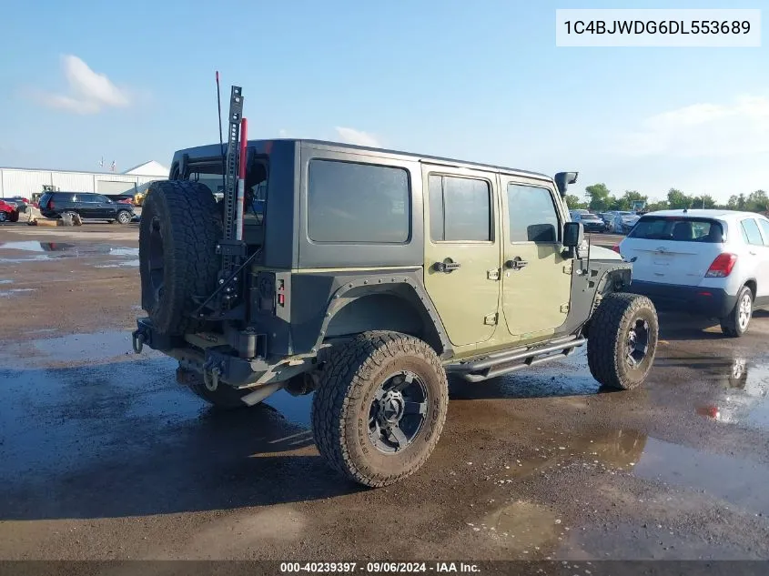 1C4BJWDG6DL553689 2013 Jeep Wrangler Unlimited Sport