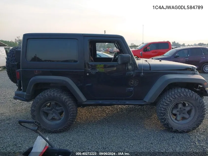 1C4AJWAG0DL584789 2013 Jeep Wrangler Sport