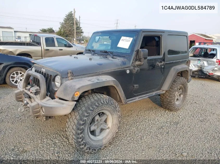 1C4AJWAG0DL584789 2013 Jeep Wrangler Sport