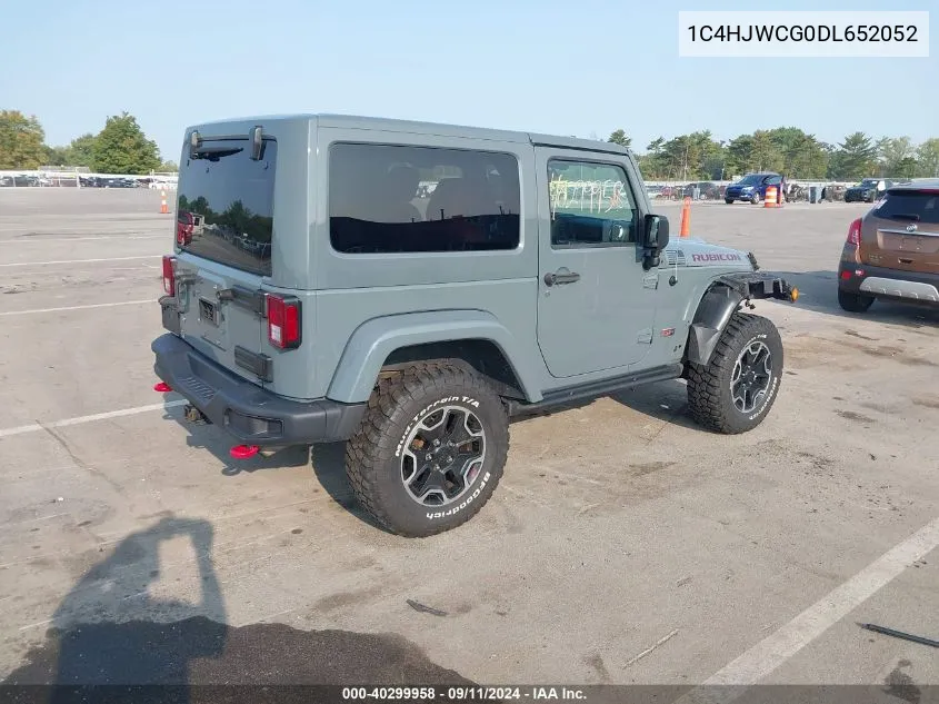 1C4HJWCG0DL652052 2013 Jeep Wrangler Rubicon 10Th Anniversary