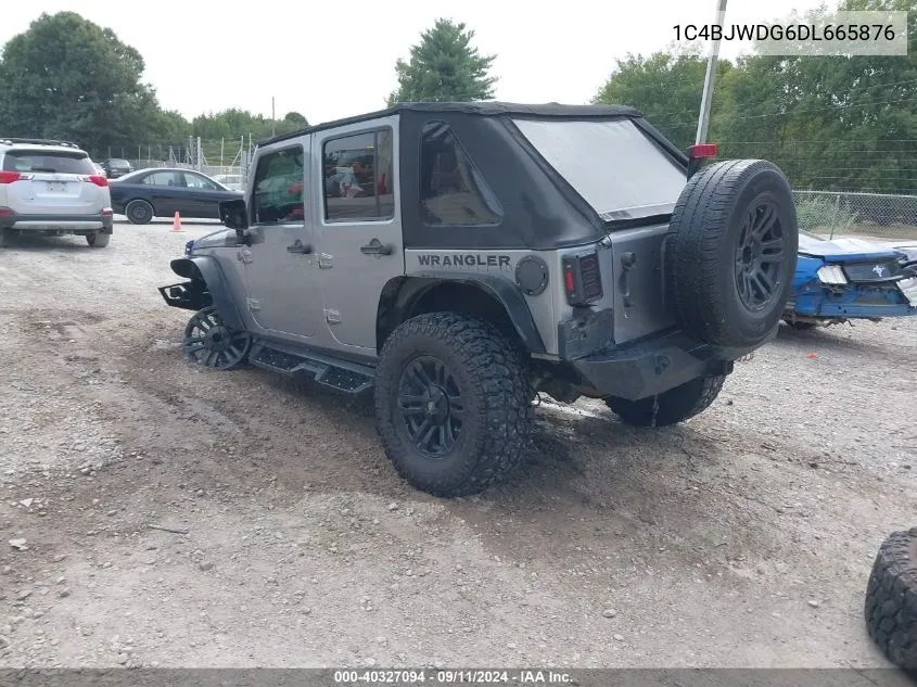 1C4BJWDG6DL665876 2013 Jeep Wrangler Unlimited Sport