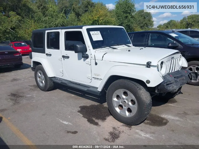 1C4HJWEG8DL656931 2013 Jeep Wrangler Unlimited Sahara