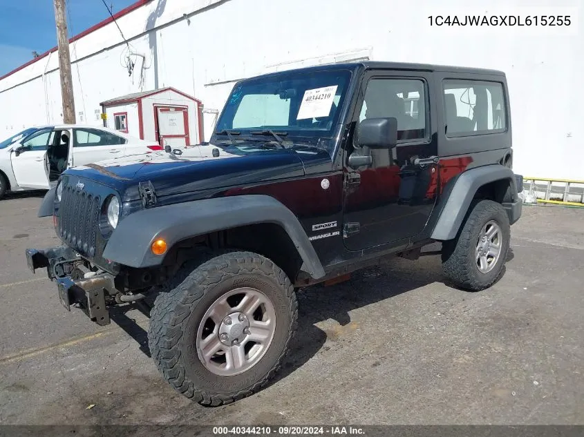 1C4AJWAGXDL615255 2013 Jeep Wrangler Sport