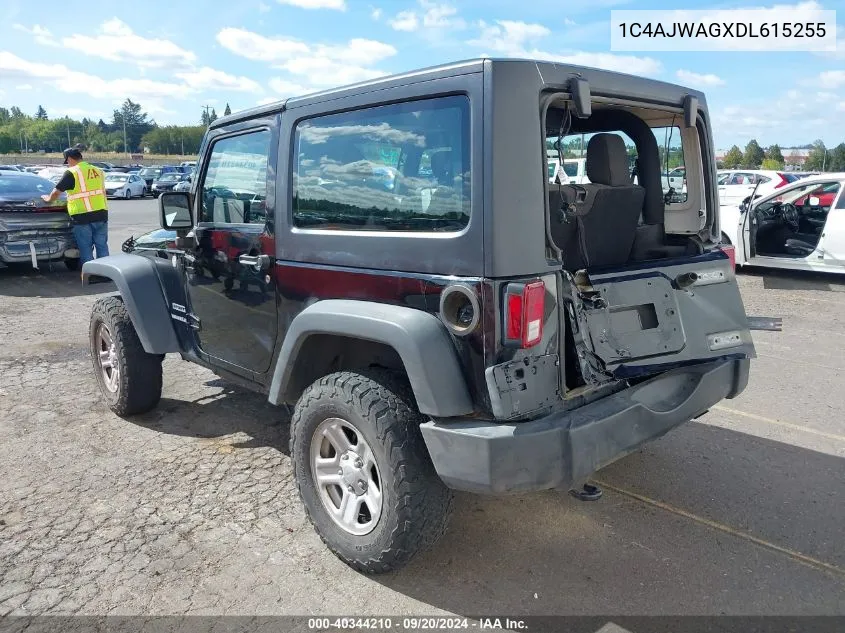 1C4AJWAGXDL615255 2013 Jeep Wrangler Sport