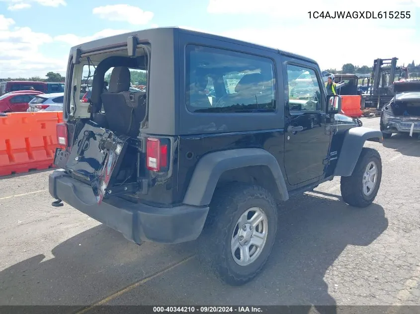 1C4AJWAGXDL615255 2013 Jeep Wrangler Sport