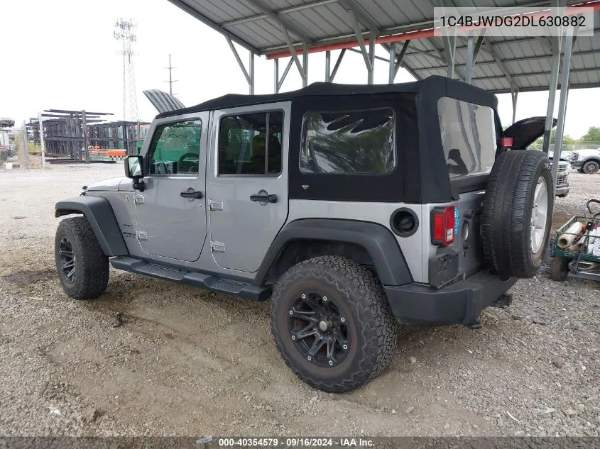 2013 Jeep Wrangler Unlimited Sport VIN: 1C4BJWDG2DL630882 Lot: 40354579