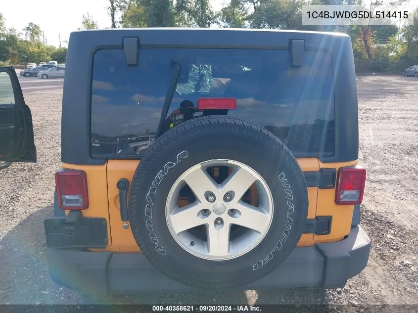 1C4BJWDG5DL514415 2013 Jeep Wrangler Unlimited Sport