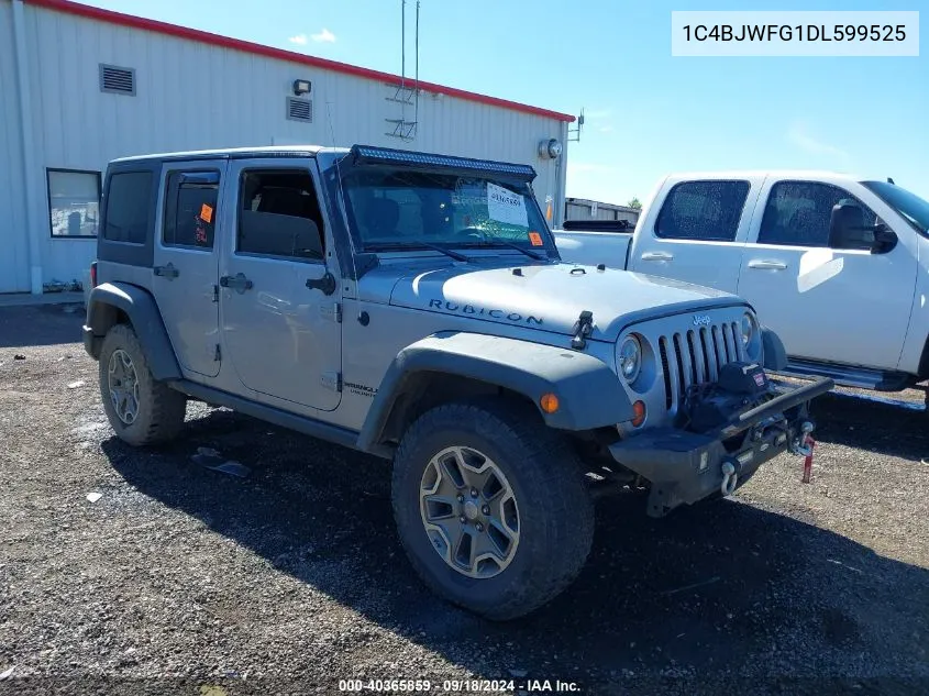 2013 Jeep Wrangler Unlimited Rubicon VIN: 1C4BJWFG1DL599525 Lot: 40365859