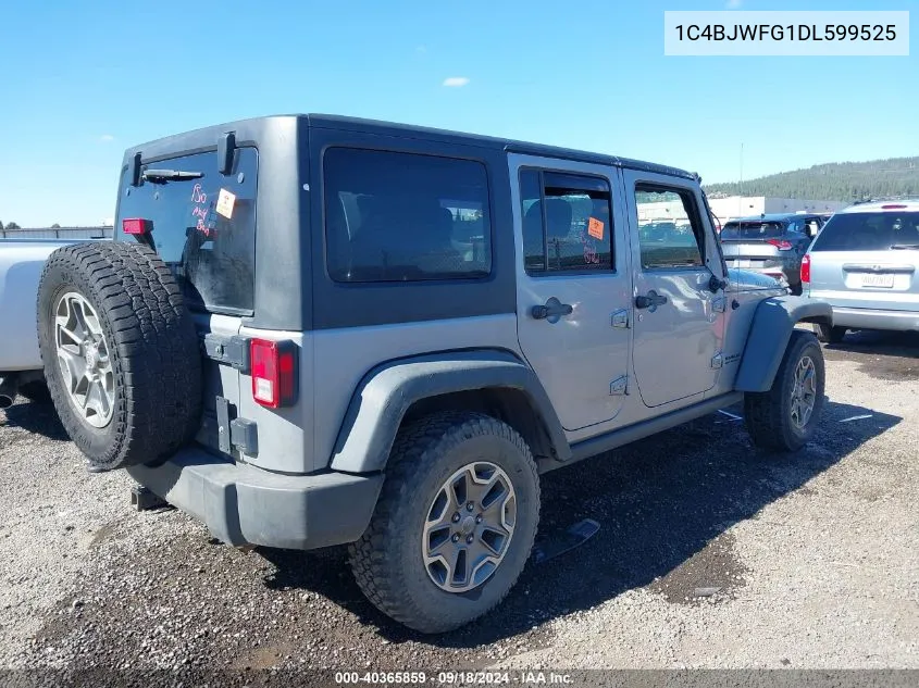 2013 Jeep Wrangler Unlimited Rubicon VIN: 1C4BJWFG1DL599525 Lot: 40365859