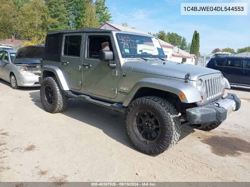 1C4BJWEG4DL544553 2013 Jeep Wrangler Unlimited Sahara