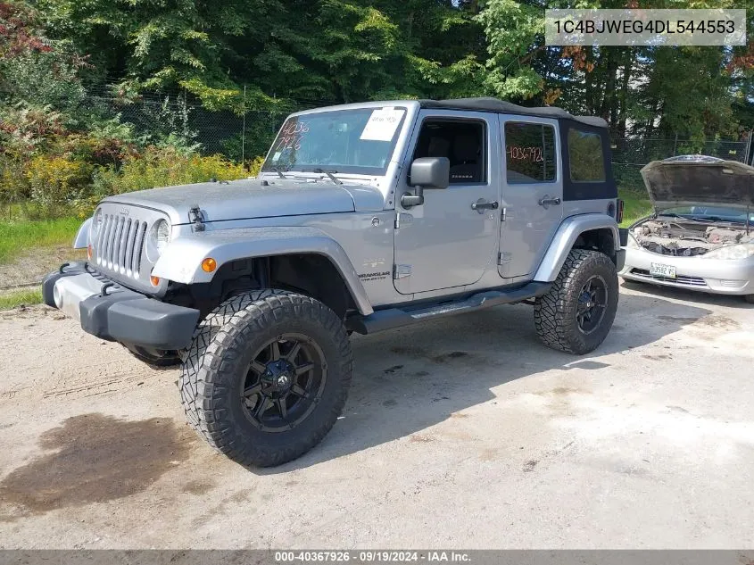 2013 Jeep Wrangler Unlimited Sahara VIN: 1C4BJWEG4DL544553 Lot: 40367926