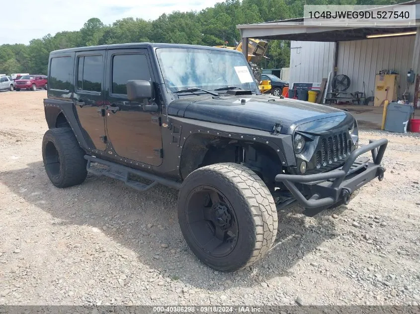 2013 Jeep Wrangler Unlimited Sahara VIN: 1C4BJWEG9DL527540 Lot: 40386298