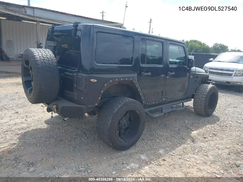 2013 Jeep Wrangler Unlimited Sahara VIN: 1C4BJWEG9DL527540 Lot: 40386298