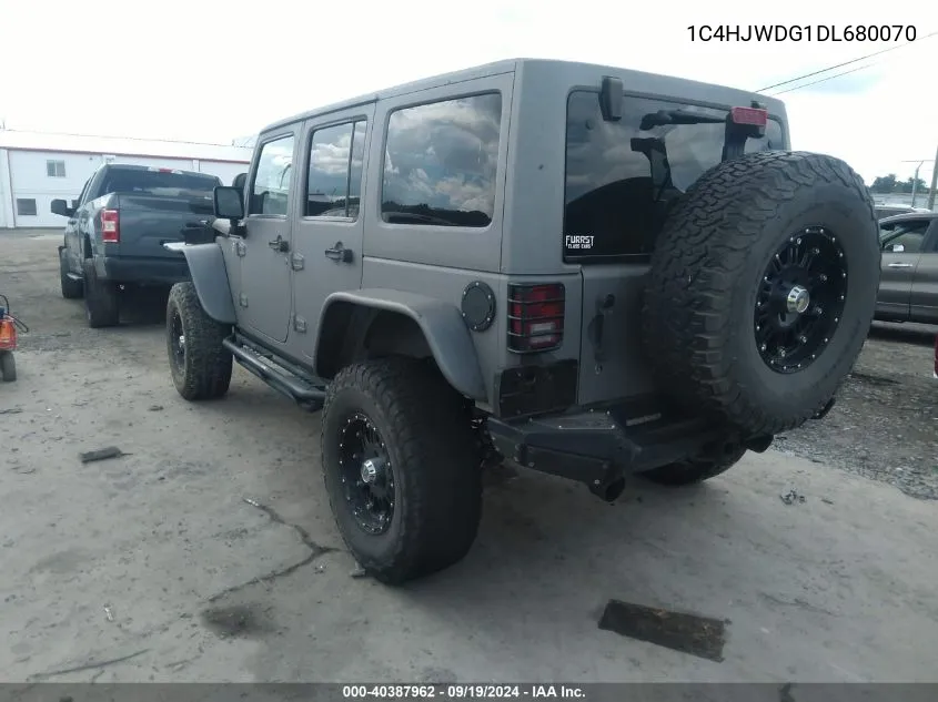 1C4HJWDG1DL680070 2013 Jeep Wrangler Unlimited Sport