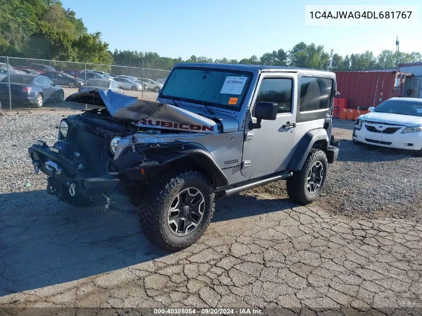 2013 Jeep Wrangler Sport VIN: 1C4AJWAG4DL681767 Lot: 40388054