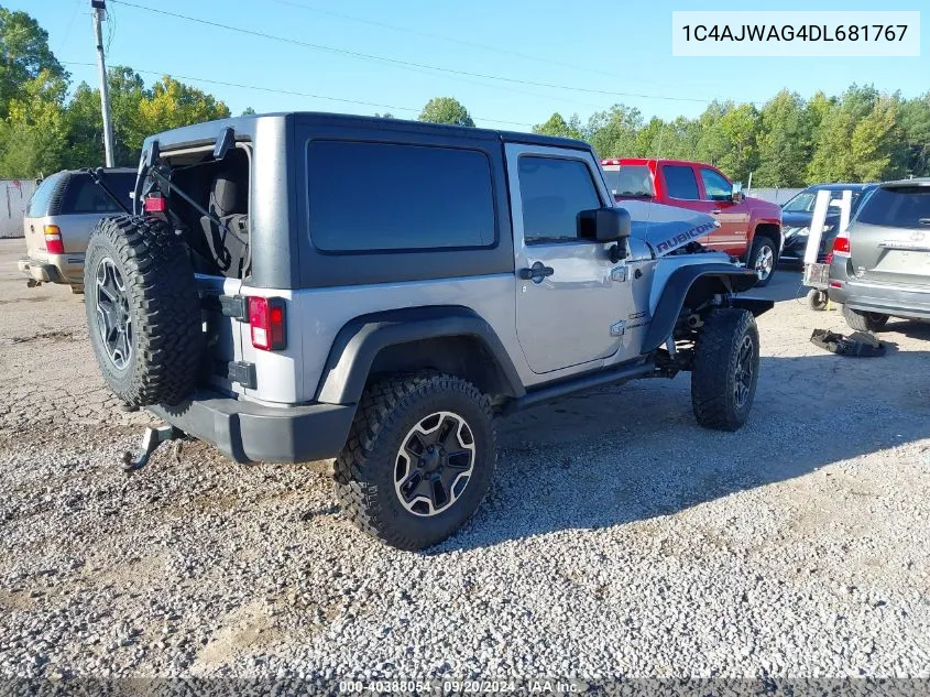 2013 Jeep Wrangler Sport VIN: 1C4AJWAG4DL681767 Lot: 40388054