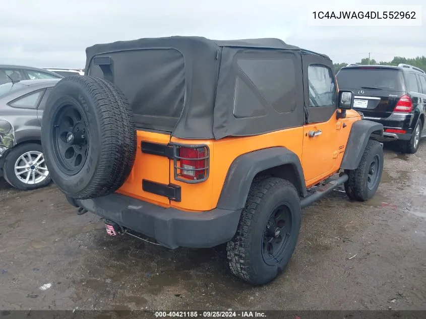 1C4AJWAG4DL552962 2013 Jeep Wrangler Sport