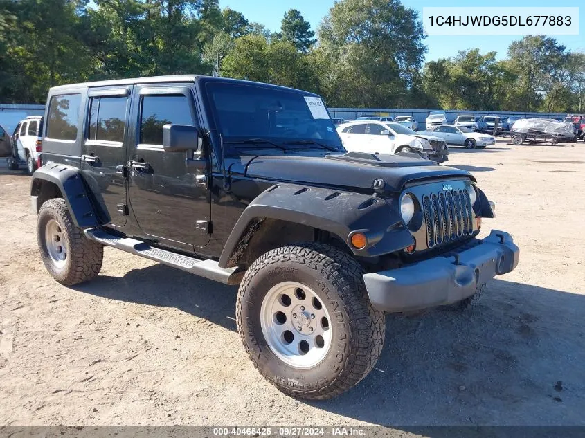 1C4HJWDG5DL677883 2013 Jeep Wrangler Unlimited Sport