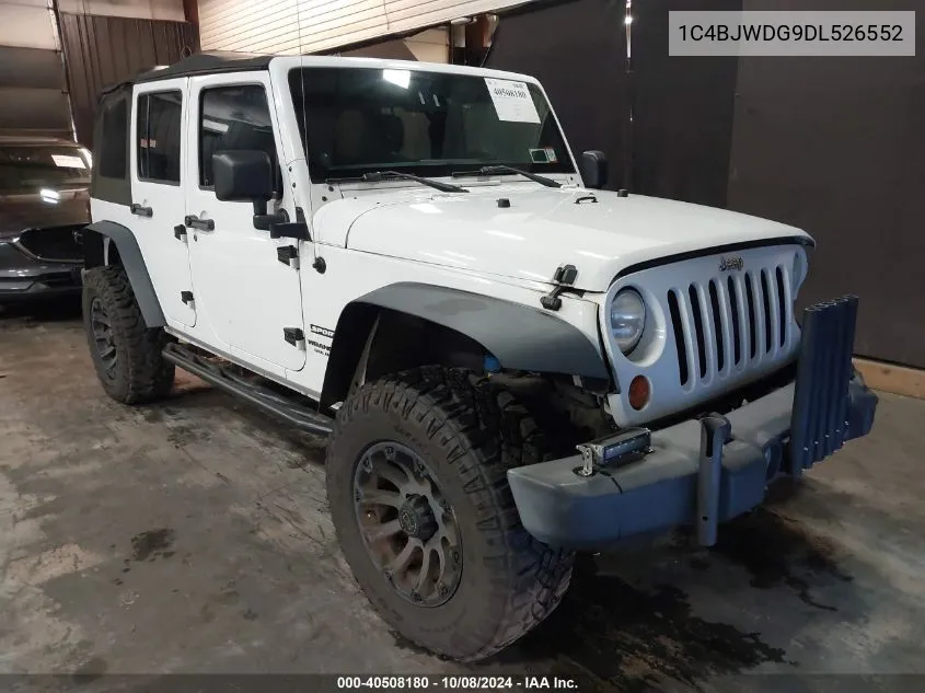 2013 Jeep Wrangler Unlimited Sport VIN: 1C4BJWDG9DL526552 Lot: 40508180