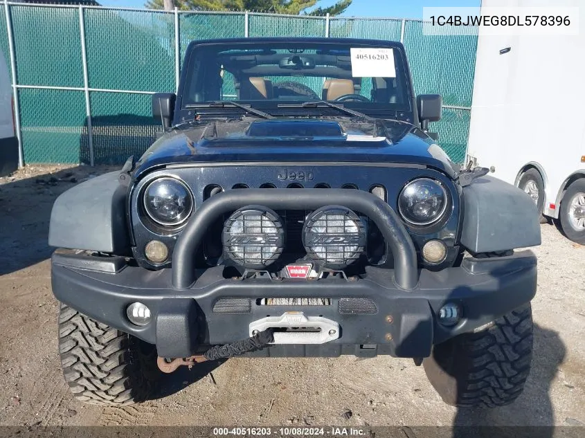 2013 Jeep Wrangler Unlimited Moab VIN: 1C4BJWEG8DL578396 Lot: 40516203