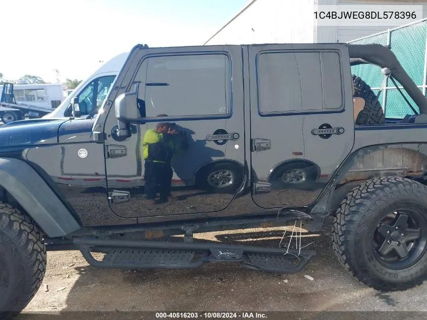 2013 Jeep Wrangler Unlimited Moab VIN: 1C4BJWEG8DL578396 Lot: 40516203