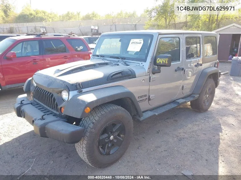 2013 Jeep Wrangler Unlimited Sport VIN: 1C4BJWDG7DL629971 Lot: 40520448