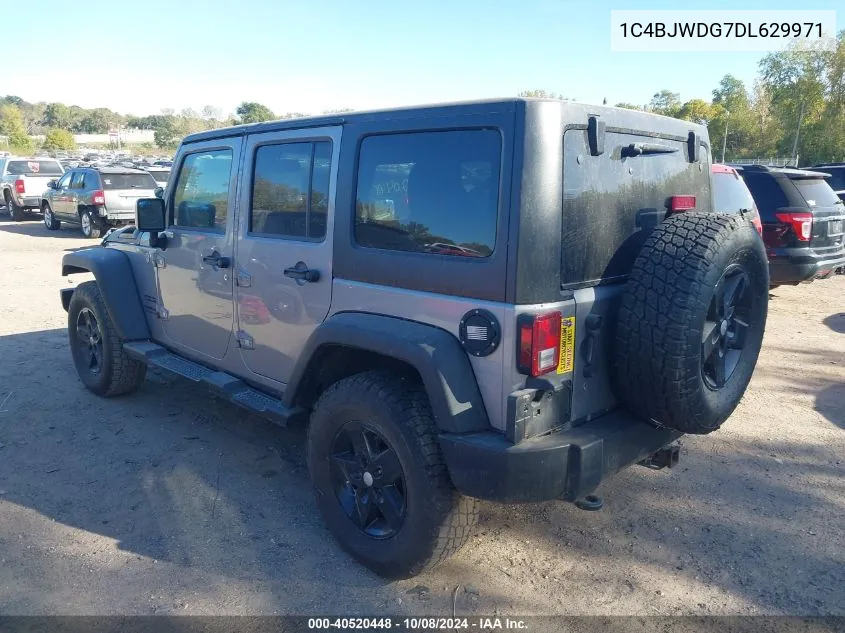 2013 Jeep Wrangler Unlimited Sport VIN: 1C4BJWDG7DL629971 Lot: 40520448