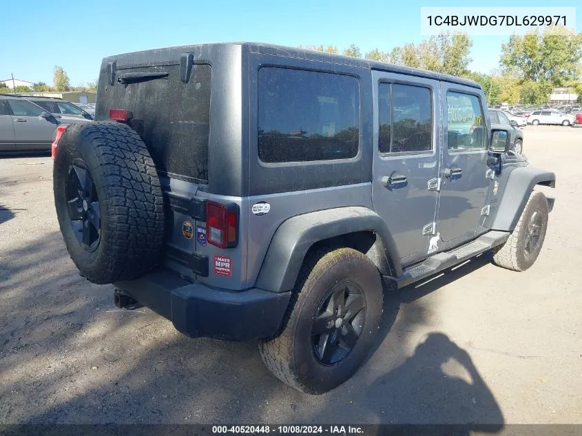 2013 Jeep Wrangler Unlimited Sport VIN: 1C4BJWDG7DL629971 Lot: 40520448