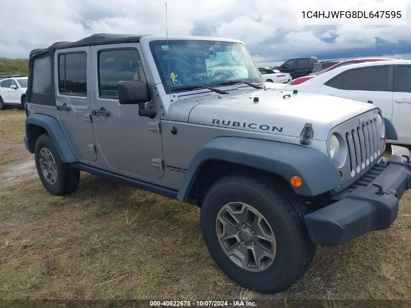 2013 Jeep Wrangler Unlimited Rubicon VIN: 1C4HJWFG8DL647595 Lot: 40522675