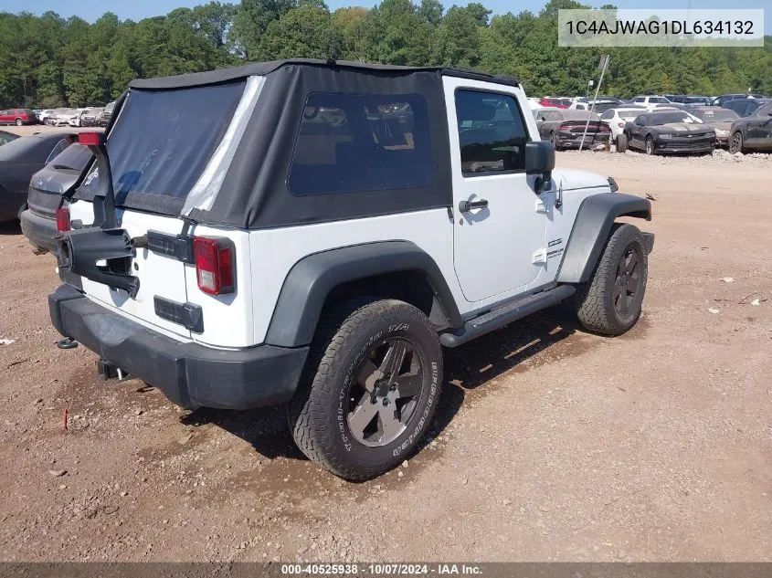 2013 Jeep Wrangler Sport VIN: 1C4AJWAG1DL634132 Lot: 40525938