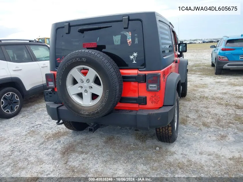 2013 Jeep Wrangler Sport VIN: 1C4AJWAG4DL605675 Lot: 40535246