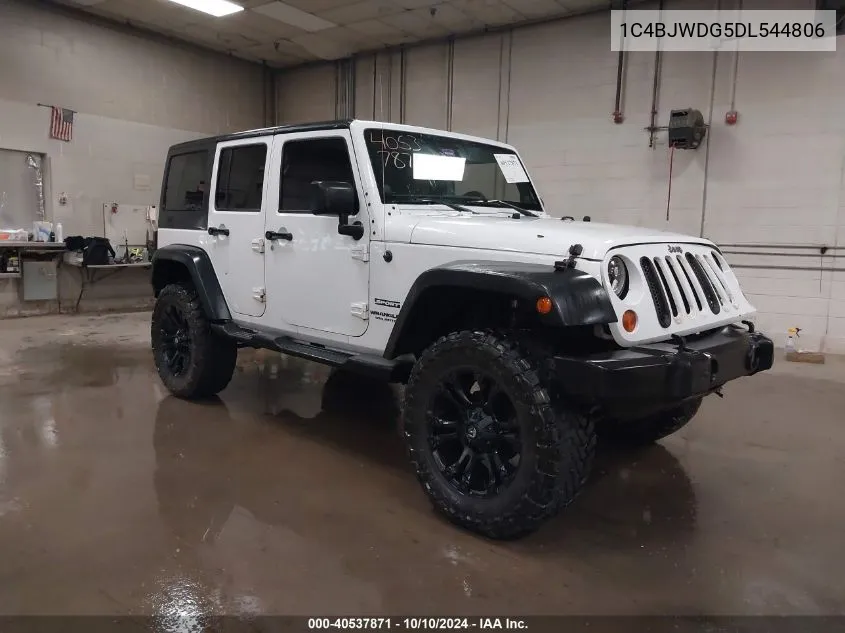 2013 Jeep Wrangler Unlimited Sport VIN: 1C4BJWDG5DL544806 Lot: 40537871