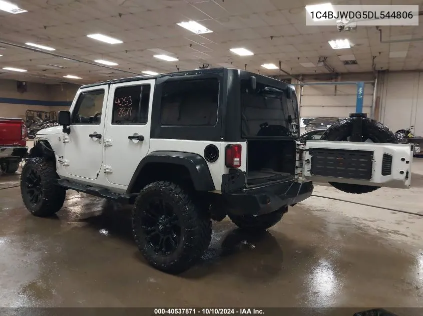 2013 Jeep Wrangler Unlimited Sport VIN: 1C4BJWDG5DL544806 Lot: 40537871