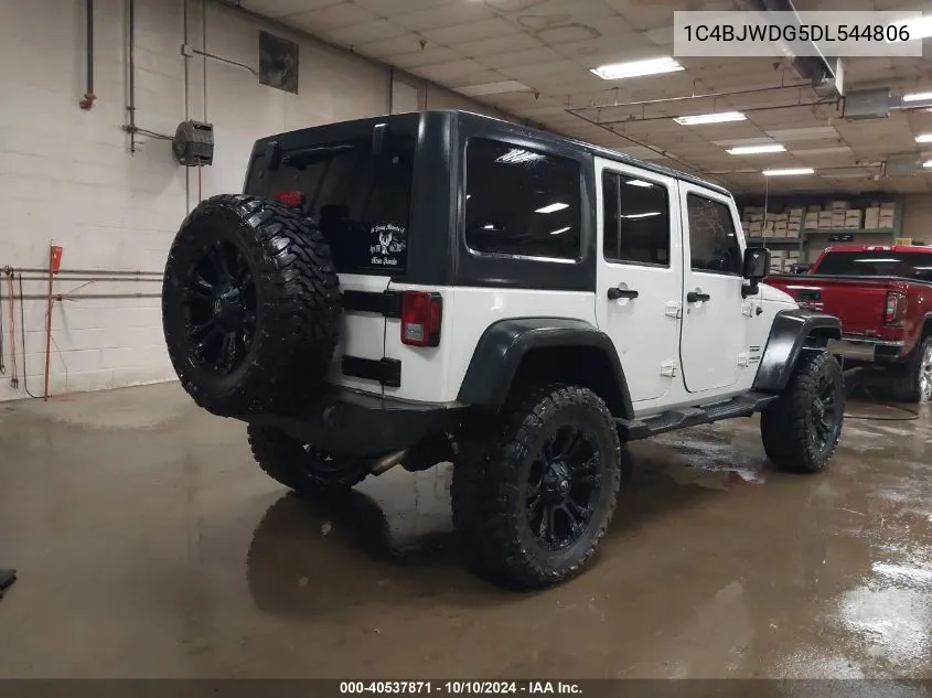 2013 Jeep Wrangler Unlimited Sport VIN: 1C4BJWDG5DL544806 Lot: 40537871