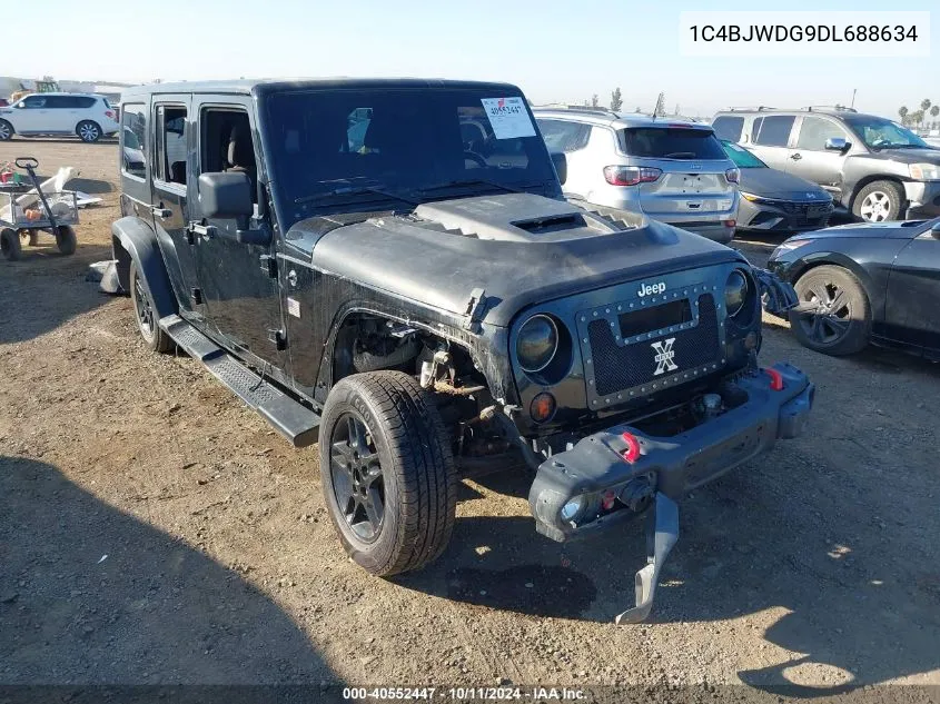 2013 Jeep Wrangler Unlimited Sport VIN: 1C4BJWDG9DL688634 Lot: 40552447