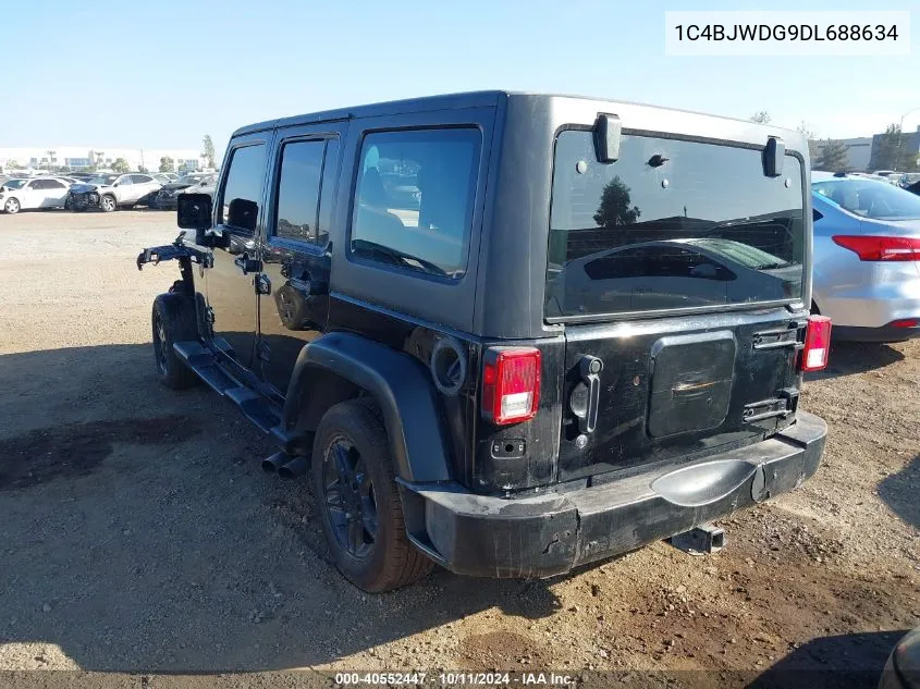 2013 Jeep Wrangler Unlimited Sport VIN: 1C4BJWDG9DL688634 Lot: 40552447