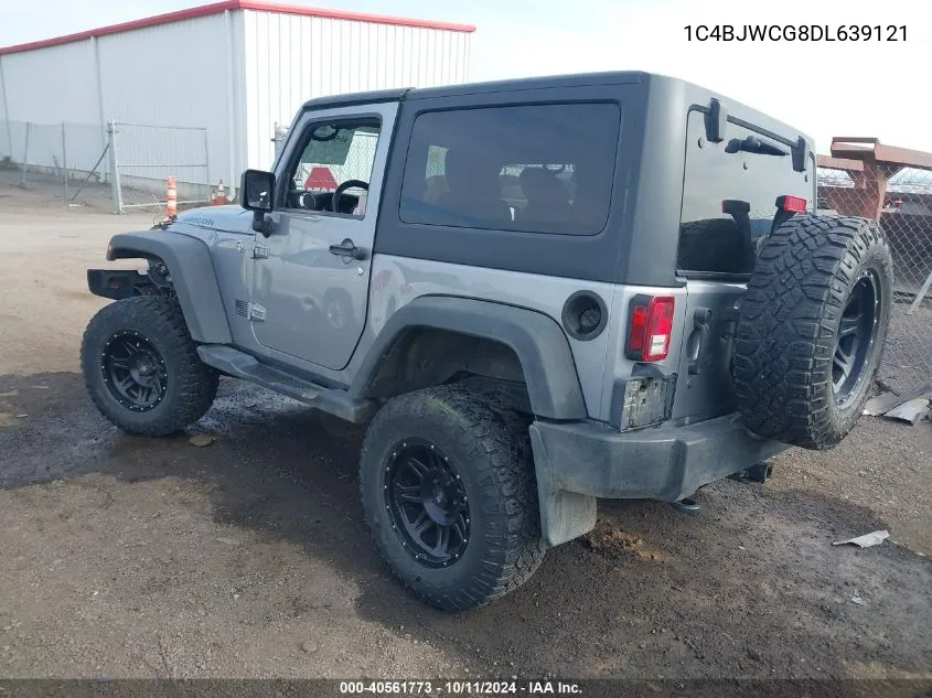 2013 Jeep Wrangler Rubicon VIN: 1C4BJWCG8DL639121 Lot: 40561773