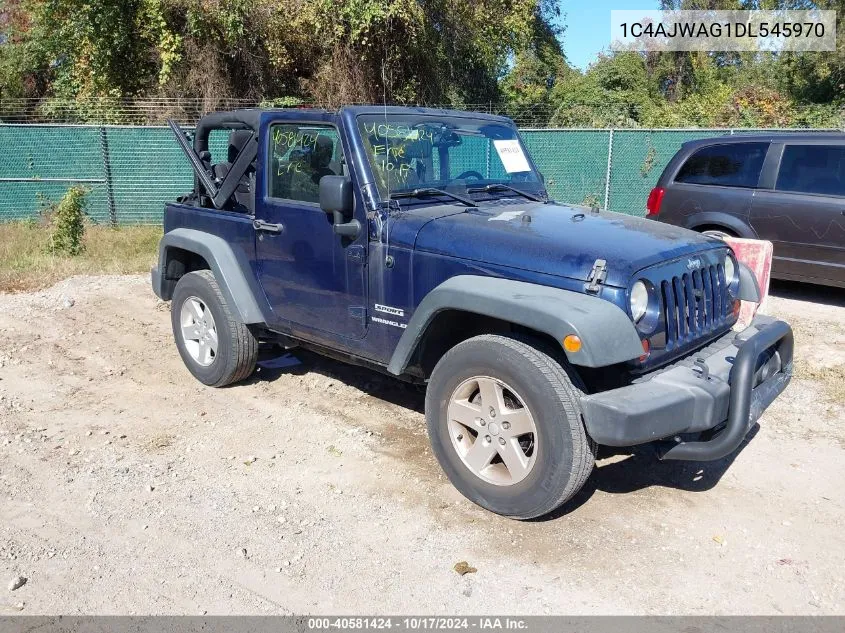 2013 Jeep Wrangler Sport VIN: 1C4AJWAG1DL545970 Lot: 40581424