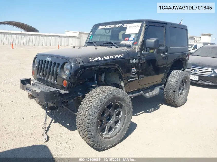 2013 Jeep Wrangler Sport VIN: 1C4AJWAG1DL701845 Lot: 40609689