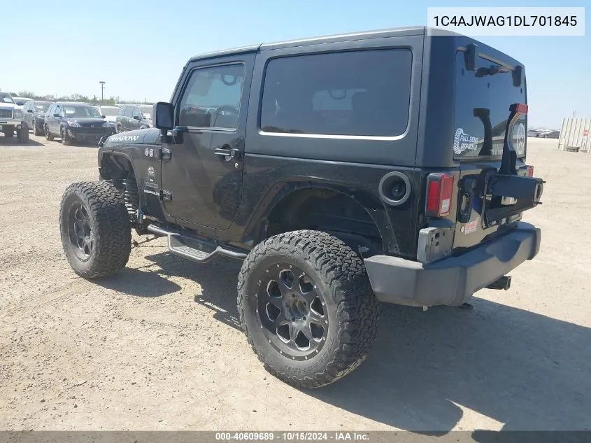 2013 Jeep Wrangler Sport VIN: 1C4AJWAG1DL701845 Lot: 40609689