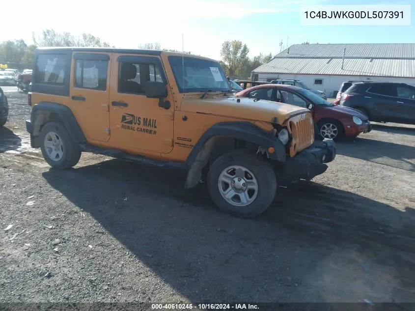 2013 Jeep Wrangler Unlimited Sport Rhd VIN: 1C4BJWKG0DL507391 Lot: 40610245